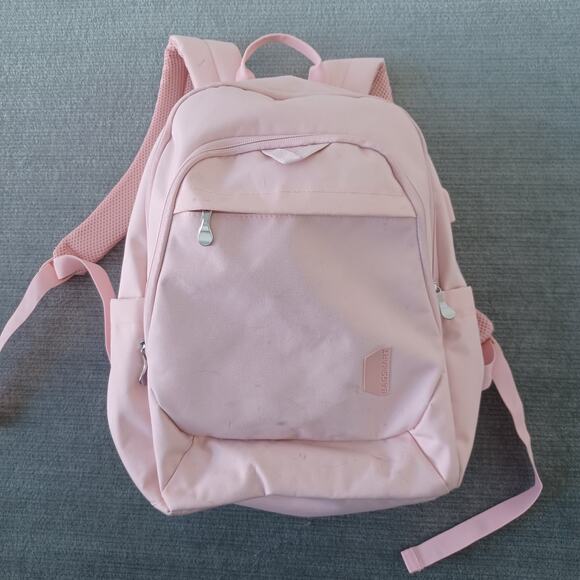 Bagsmart Travel Backpack Womens Pink Bonchemin 15.6 inch Laptop Bookbag Pockets - Picture 4 of 9